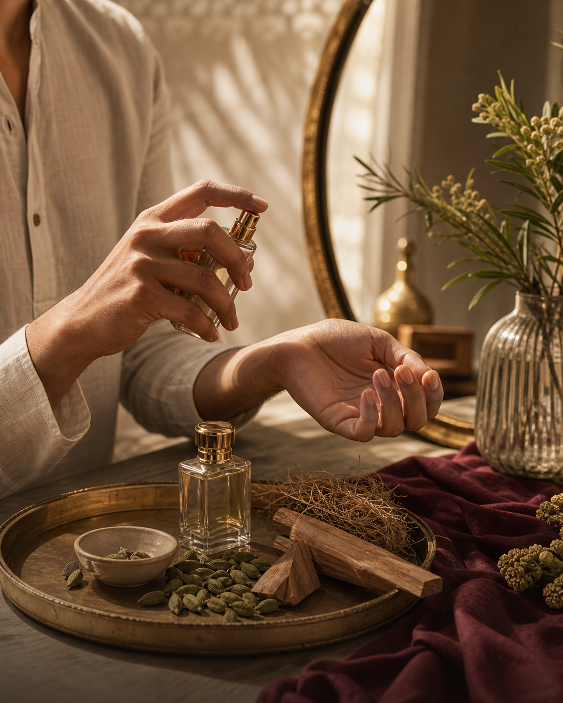 Eala Cardamom Perfume – Natural Ayurvedic Aromatic Fragrance ritual